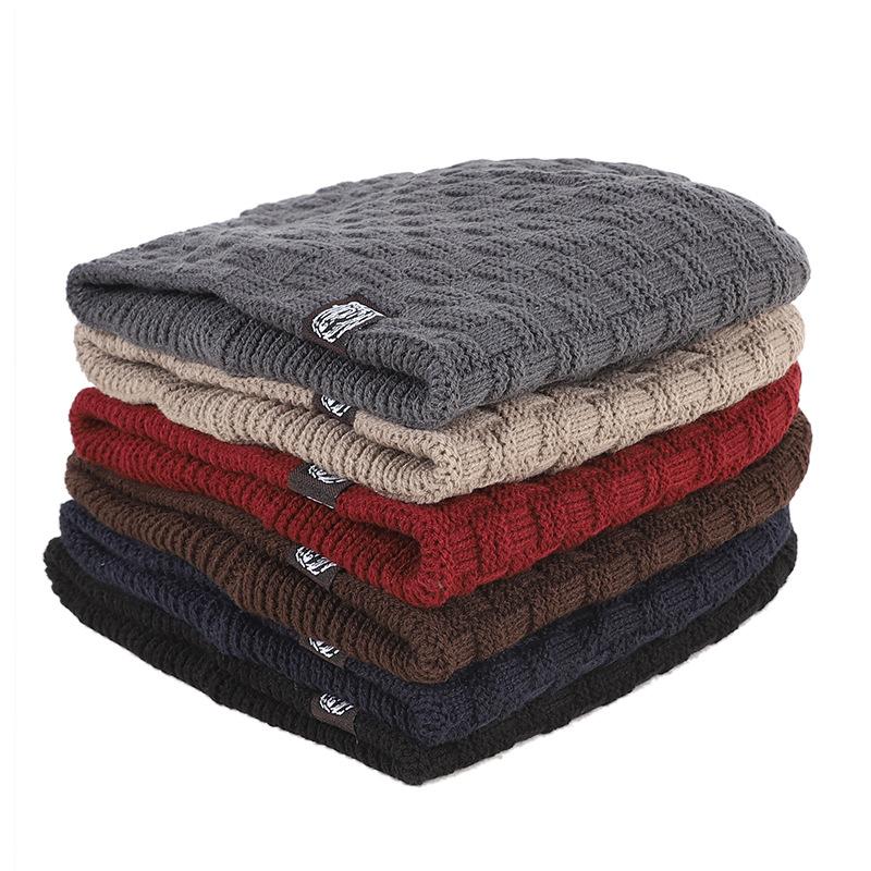 Unisex Zimowa Ciepła Czapka Moda Męska i Damska Gruba Dzianinowa Casualowa Czapka Sportowa Na Zewnątrz