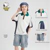 SNOOPY Boys' 2026 Summer Polo Short Sleeve & Shorts Set