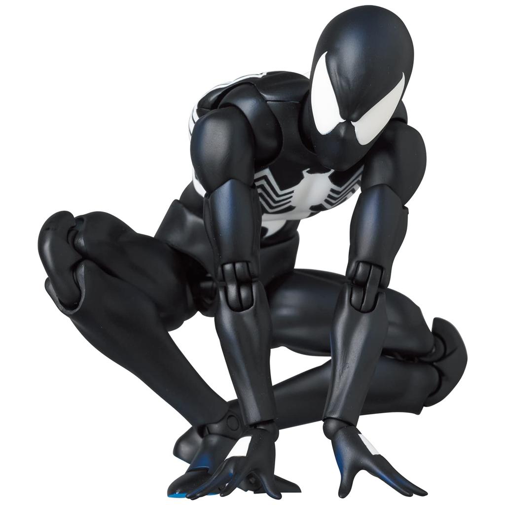MAFEX Schwarz Kostüm Comic ca. 155mm Action Nr.147 Spider-Man Ver. große, vorgemalte Figur.