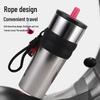 Aurora 316 Stainless Steel Insulated Cup with Handle & Straw - Creative Car Cup
