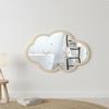 Specchio Autoportante a Forma di Animale con Cornice in Legno, Design Creativo da Parete, Decorazione per Asilo per Bambini,