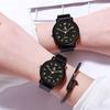 Korean Style Retro Quartz Watch for Middle School and College Entrance Exams – Simple, Classic, Unisex Little Black Watch