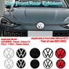 3D Car logo Front Grille Emblem Trunk Replace Cover Sticker For Volkswagen VW Polo T-ROC ID.3 Golf8 MK8 Passat Variant Arteon CC