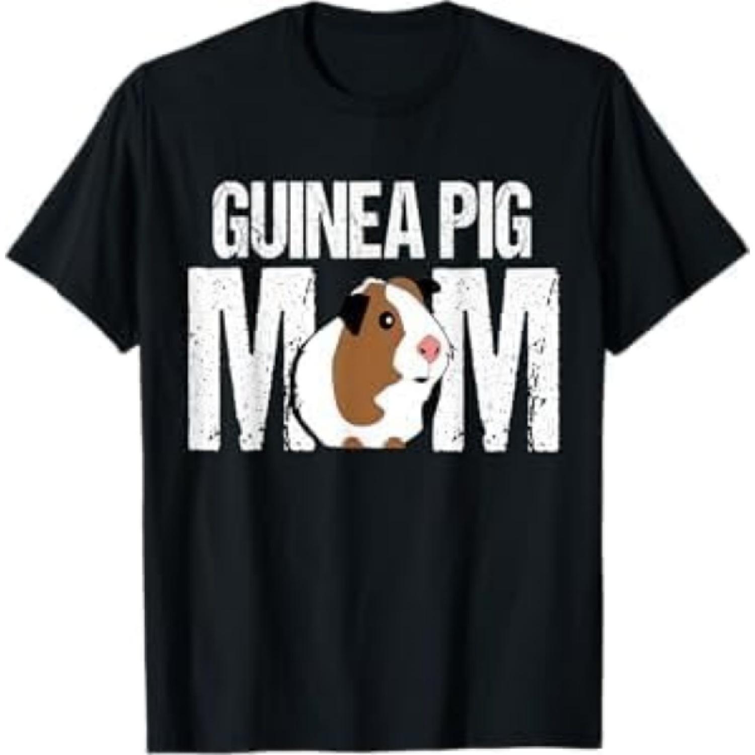

Guinea Pig Mom Shirt _ Funny Guinea Pig Tshirt DT6 T-Shirt Mens Womens Tank Top Sweatshirt Hoodie Black XXXXXL різнокольоровий