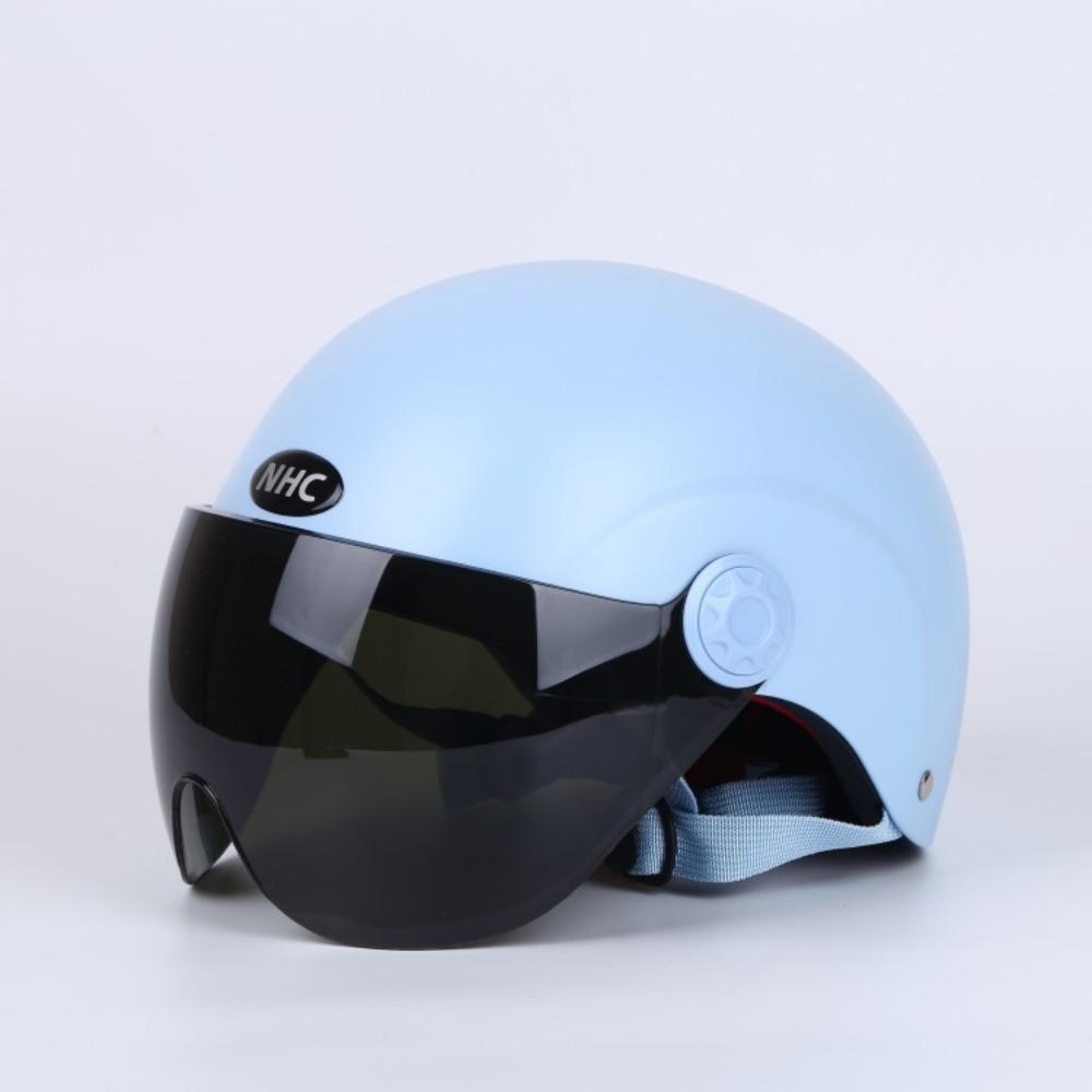 

Шлем для электромобиля Мужской Новый национальный стандарт Четыре сезона Универсальный Полушлем Женский Летний Шлем для защиты от солнца Шлем fit for 57-61cm