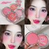 Energetic Girl Natural Matte Blush: Long-Lasting Nude Face Highlighter with Color Payoff.