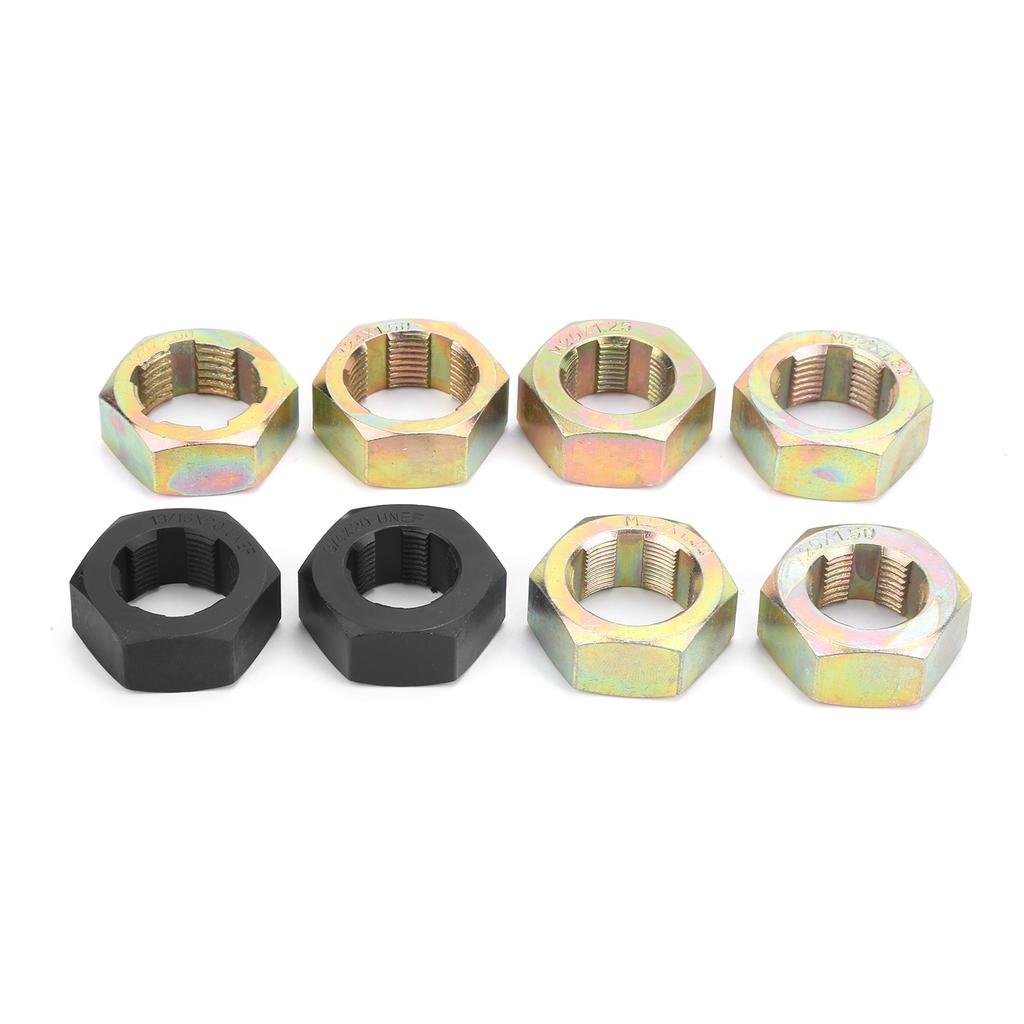 8pcs Screw Thread Repair Kit for Axle Spindle Fractional Metric Carbon Steel with Storage Tool Case