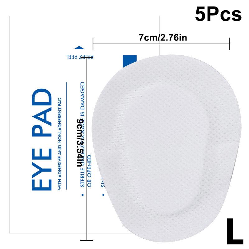 5Pcs Medical Eye Patches Postoperative Sterile Adhesive Light Blocking Eye Pad Eyesight Protection Amblyopia Correction Patches