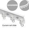 30 τεμ. Ροδάκια Κουρτινόβεργας Οροφής Άγκιστρα Βαρέως Τύπου Ράουλα Ράγας Πλαστικό & Ατσάλινο Άγκιστρο για Ομαλή Κύλιση Κουρτίνες Παραθύρου
