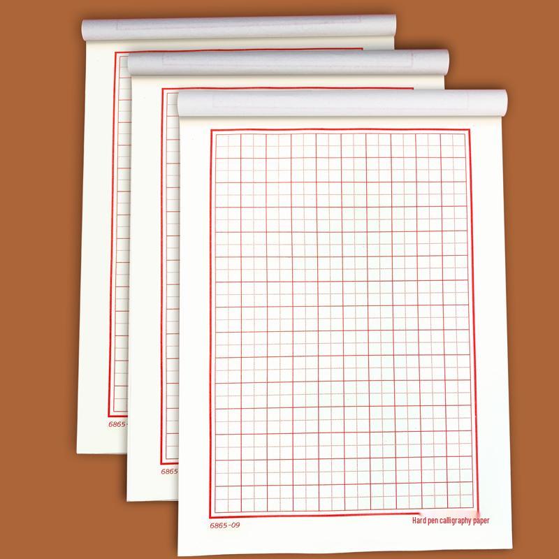 Calligraphy Practice Paper: Horizontal and Vertical Lines & Styles