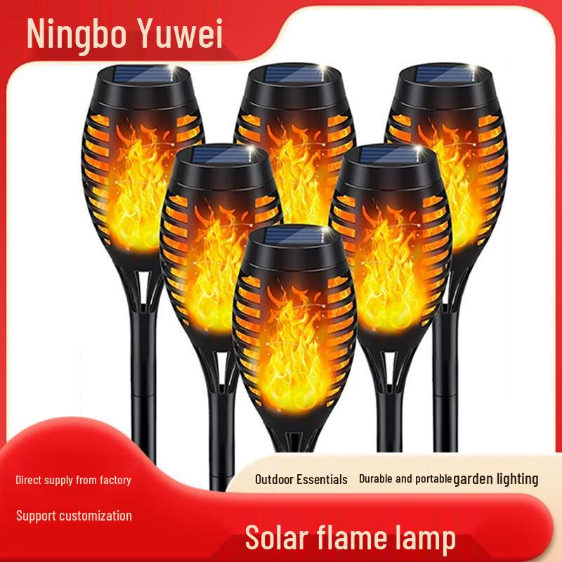 

Solar Flame Torch - 12 LED Outdoor Garden & Landscape Decorative Light 12LED mini, single