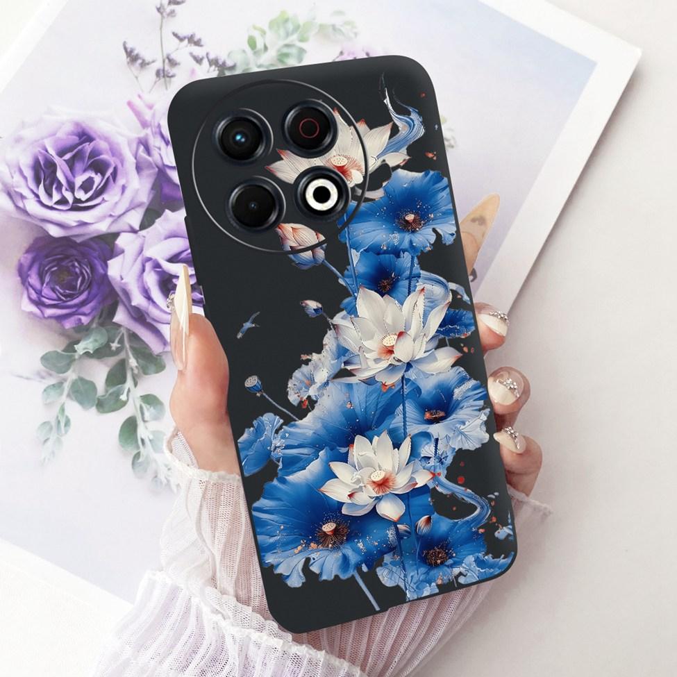 Phone Case For Tecno Spark 30 Pro 4G Cover KL7 Luxury Fashion Cute Cat Funny Painted Bumper For Tecno Spark 30 Pro 4G Casing