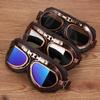 Retro Pilot Goggles Dustproof Lens Frame Motorcycle Riding Glasses for Cruiser Scooter Snowboard Protective Eye Gear Sunglasses2
