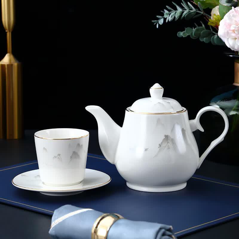 Luxury Bone China Tableware Dining Set