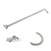 Boat Hatch Holder Adjuster Lid Support Spring 11‑1 7in 283mm Long 316 Stainless Steel for Yachts