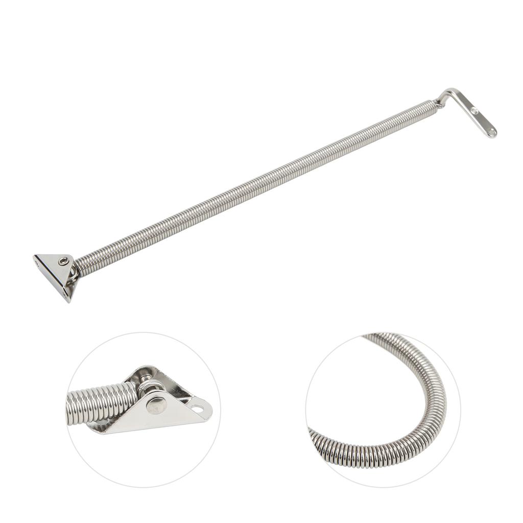 Boat Hatch Holder Adjuster Lid Support Spring 11‑1 7in 283mm Long 316 Stainless Steel for Yachts