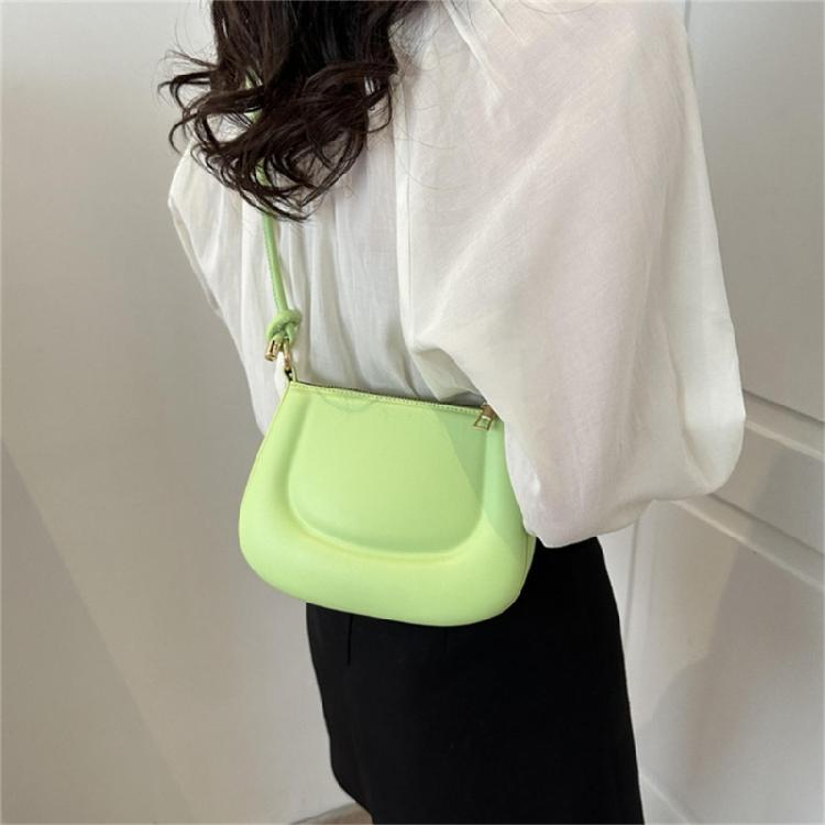 Leather Tote Bags Solid Color Handbag Armpit Bags Versatile Shoulder Bags