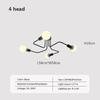 Modern LED Pendant Light Minimalist Iron Multi Head Line Lamp For Bedroom Living Room Study Coffee Shop Bar Indoor Decor Fixture