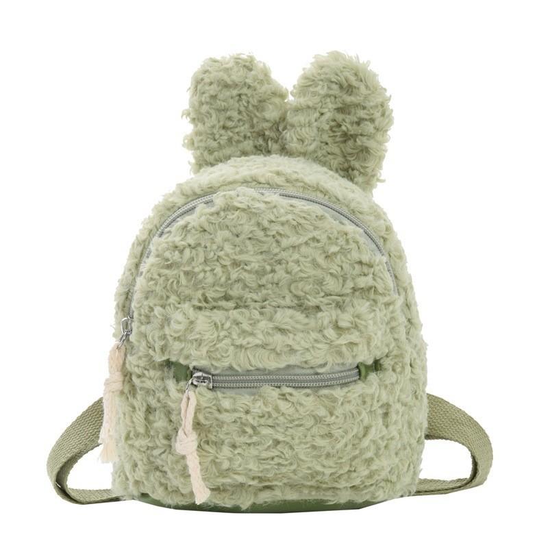 Childrens Plush Cartoon Backpack With Breathable Material For Kindergarten