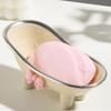 Mini Bathtub Soap Dish Plastic Decortative Soap Dish Holder with Bow Tie for Bathroom Toilet Silver Plated Style