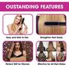 High Quality Professional Ceramic Hair Straightener & Curler Electric Fast Heating Comb Fashion Styling Brush