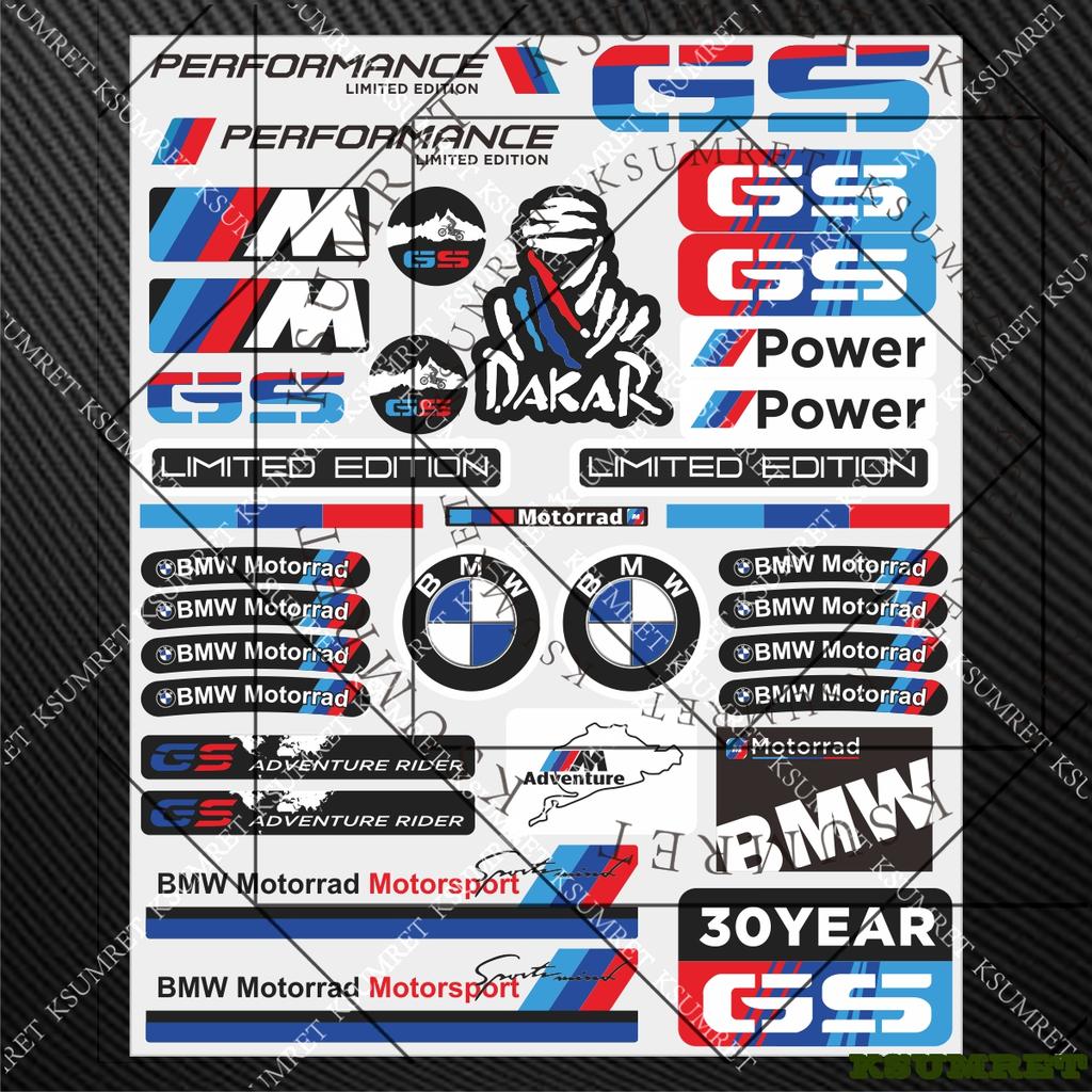 For Bmw Sticker Decal Motorcycle Tank Helmet Logo Set g1