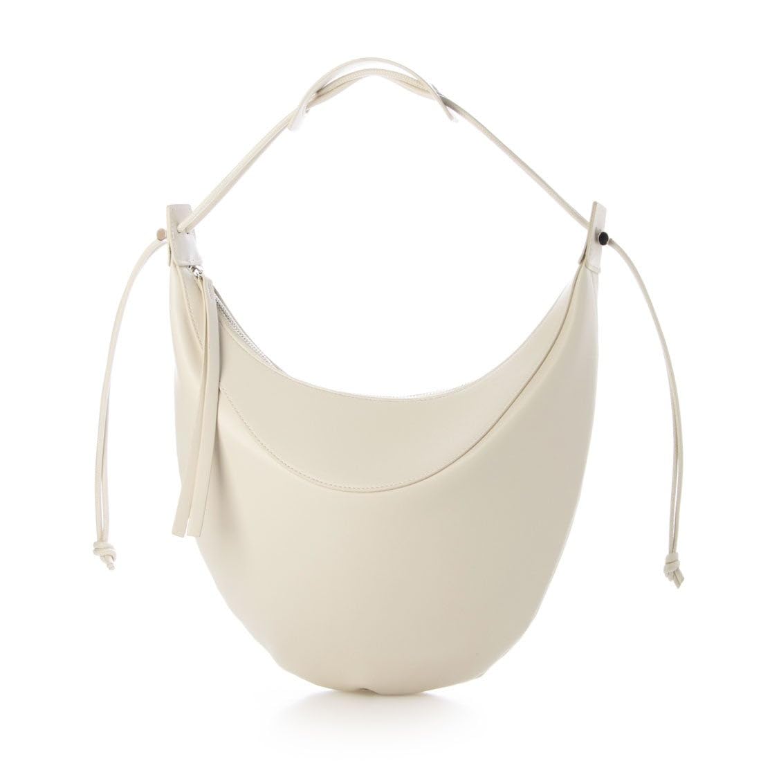 

Half-moon cord handle shoulder bag