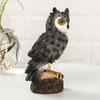 Resin Owl Statue Fake Owl Outdoor Sculpture Creative Ornament Animal Sculpture Lawn Yard Decor for Garden Living Room Office
