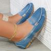 Stylish Womens Cloud Pattern Flat Shoes - Ultra-Lightweight Slip-On Design - Perfect for Casual Walking, Daily Errands, and Outdoor Activities