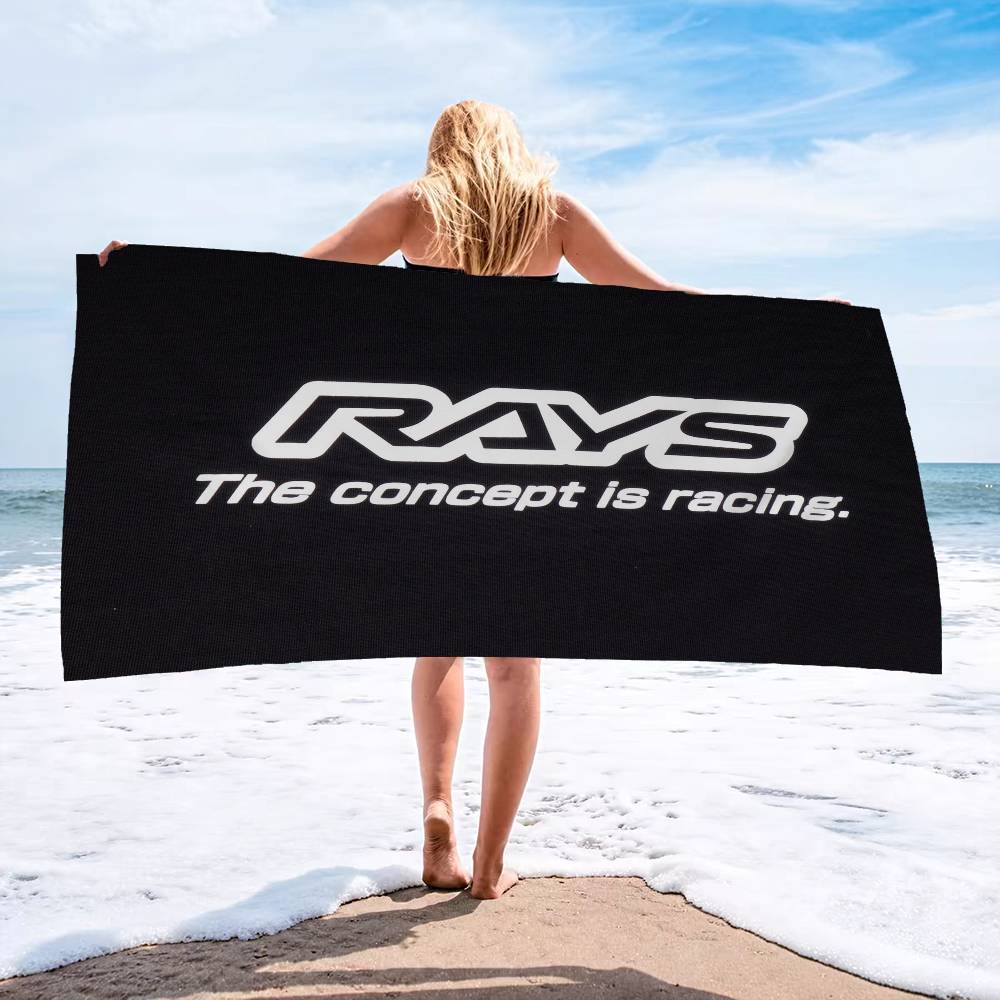 RAYS Wheels Big Microfiber Beach Towels Quick Dry Towel Sand Beach Towels Pool Towel for Travel Swim Pool Yoga