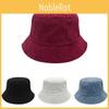 Winter Vintage Bucket Hat Couples Solid Color Insulated Breathable Sunshade Hat