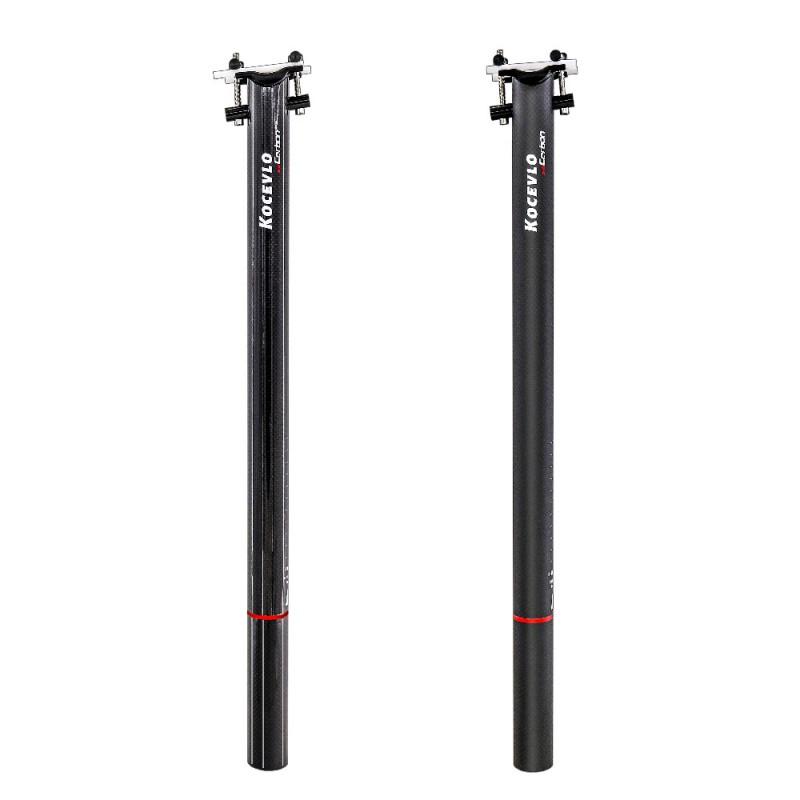 Carbon Fiber Bike Seatpost 33.9 X 580mm Ultra Light 300g Folding Bicycle Seat Tube