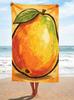 Cartoon Fruit Beach Towel, Large Size, Quick Dry, Soft, for Summer Holiday, Swim, Yoga, Beach Trip Beach Towel Towels Bathroom