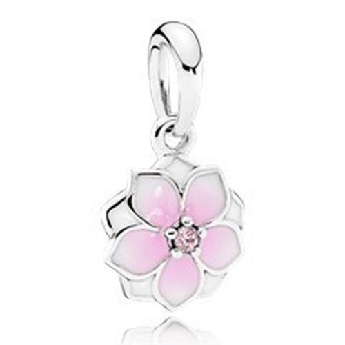 Bracelet Women'S Pink Love Mulan Petals Glazed Beads Loose Beads String Beads Diy Accessories