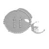 New Elegant Women's Set of Exquisite Claw Chain Necklace, Exaggerated Earrings, Bracelet Set, Water Drop Neck Chain, Banquet Accessories for Women