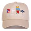 Unisex PUERTO RICO Letter Embroidery Baseball Net Caps Spring and Summer Outdoor Adjustable Casual Hats Sunscreen Hat Sports Cap