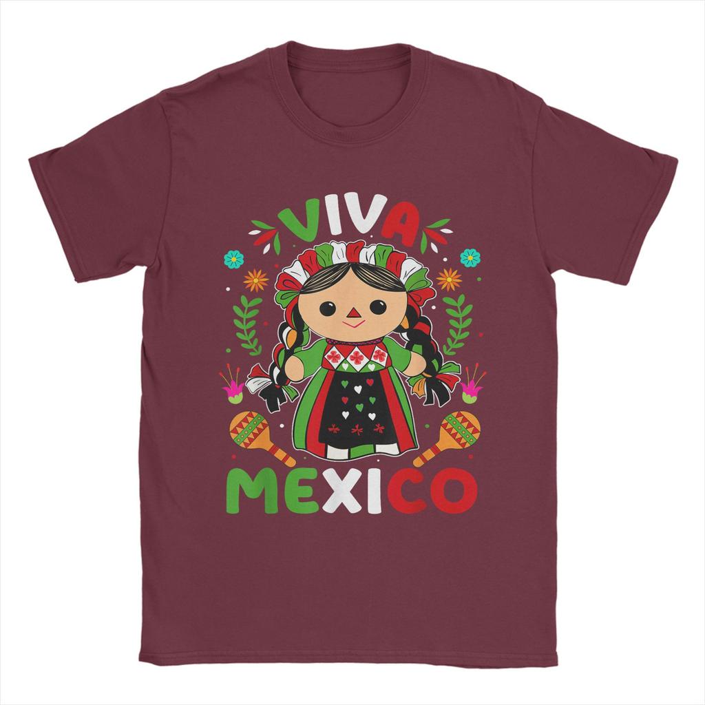 Viva Mexico Mexican Independence Day Shirts Women Girls Summer T-Shirts For Men Tee Shirt Short Sleeve Clothes
