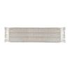 Luxurious Color Blocked Cotton And Linen Table Flag, Hollowed Out Woven Long Tassel Restaurant Decorative Tablecloth