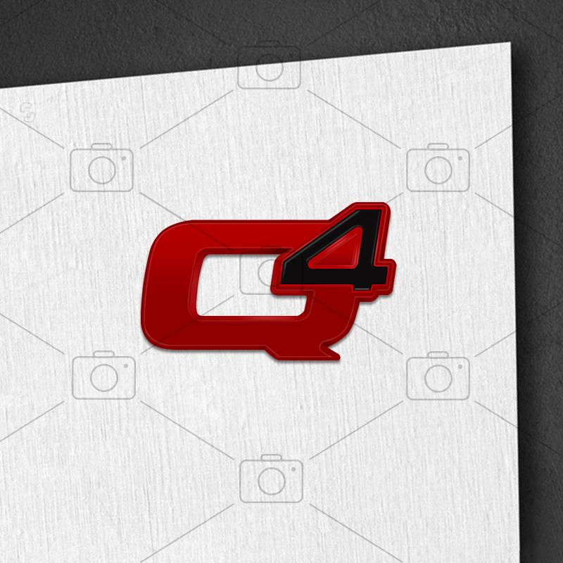HNQJR1 Car Metal Q4 Logo Badge Steering Wheel Decals Styling For Alfa Romeo Stelvio Mito Stradale Giulietta Emblems Sticker Accessories