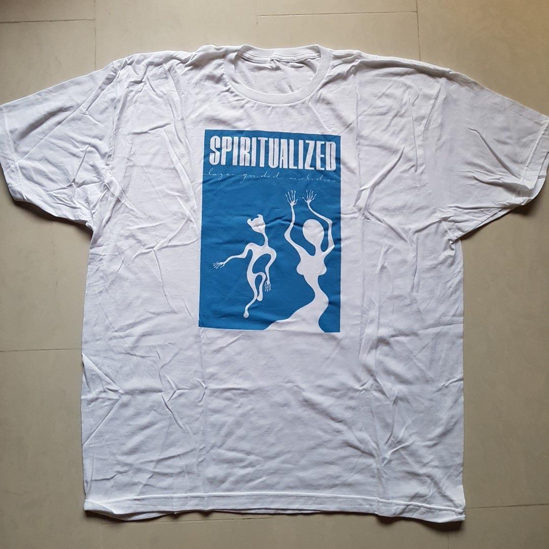 VTG Spiritualized Band Laser Guided Melodies Cotton White T Shirt S-5XL AG905 S