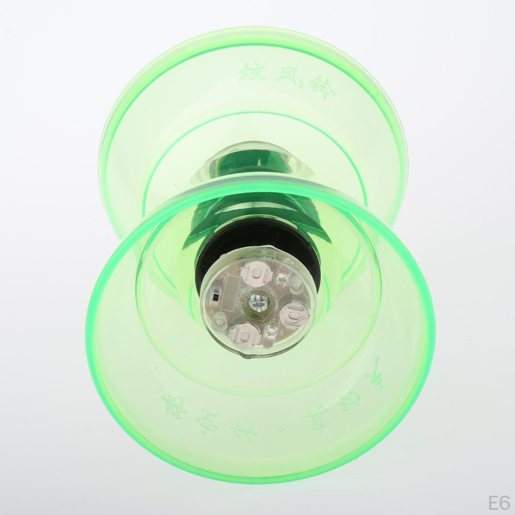 Diabolo-Jonglierspielzeug mit 3 Lagern und Saitenset für Kinder, Geschenk, Licht