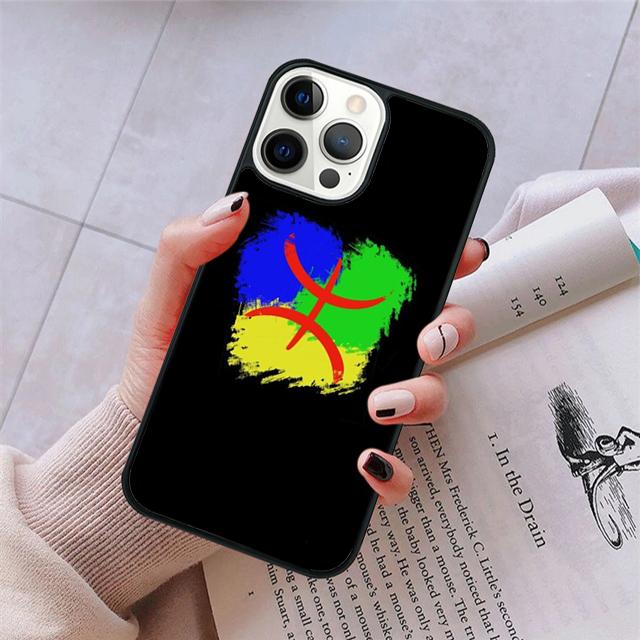 Amazigh Symbol Berber Academy Phone Case For iPhone 17 Air 15 16 16e 11 12 13 14 Pro Max Cover For iPhone 17 Air Max Plus Fundas
