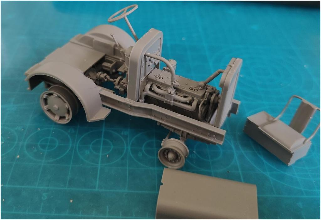 Thunder Model Maßstab Clarktor 6 Schlepptraktor für Plastikmodellbausatz TB32001 1/32 US/UK Mill-33 Flugzeug,