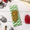 12pcs/pack Christmas Paper Straws Santa Claus Snowman Christmas Party Decoration Straw 2026 New Year Party Supply