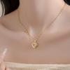Heart Shaped Pendant Necklace, Luxurious and Elegant for Daily Wear, Exquisite Embellishment for Valentine's Day, Christmas, Thanksgiving