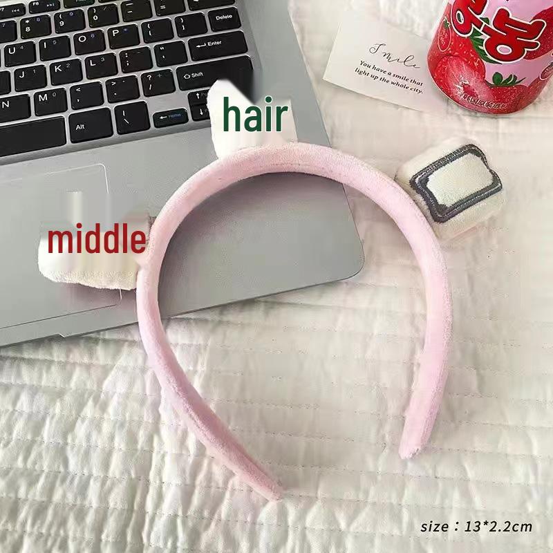 Creative Mahjong Headband: Girly Face Wash, Makeup, and Hair Accessories - Japanese & Korean Style