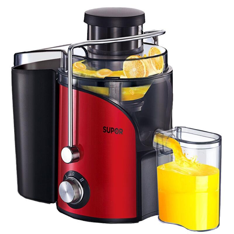Supor TJE06A-400 Automatic Multifunction Juicer: Large-Caliber, Juice-Residue Separator & Mixer.