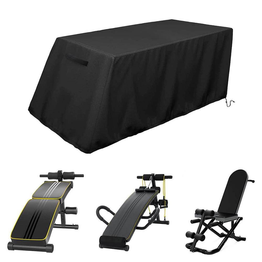 Sit Up Board Dust Cover Weather Resistant Design Adjustable Drawstring Compatible with Most Fitness Bench Sizes
