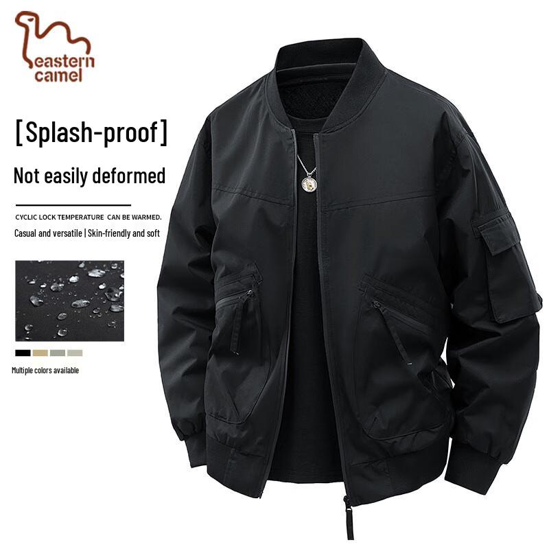 

EASTERN CAMEL Unisex Casual Windbreaker Jacket 3XL