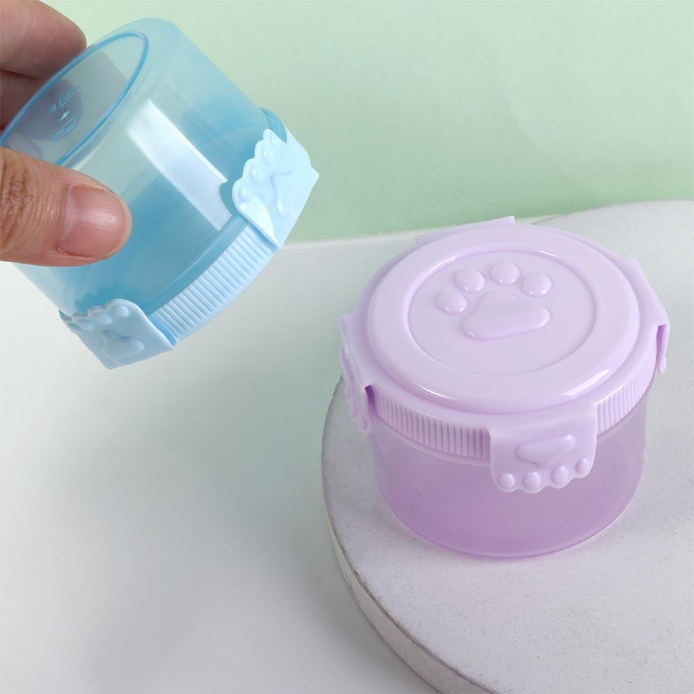 Round/square Sauce Container Plastic Crisper Box Portable Sauce Box  Mayonnaise